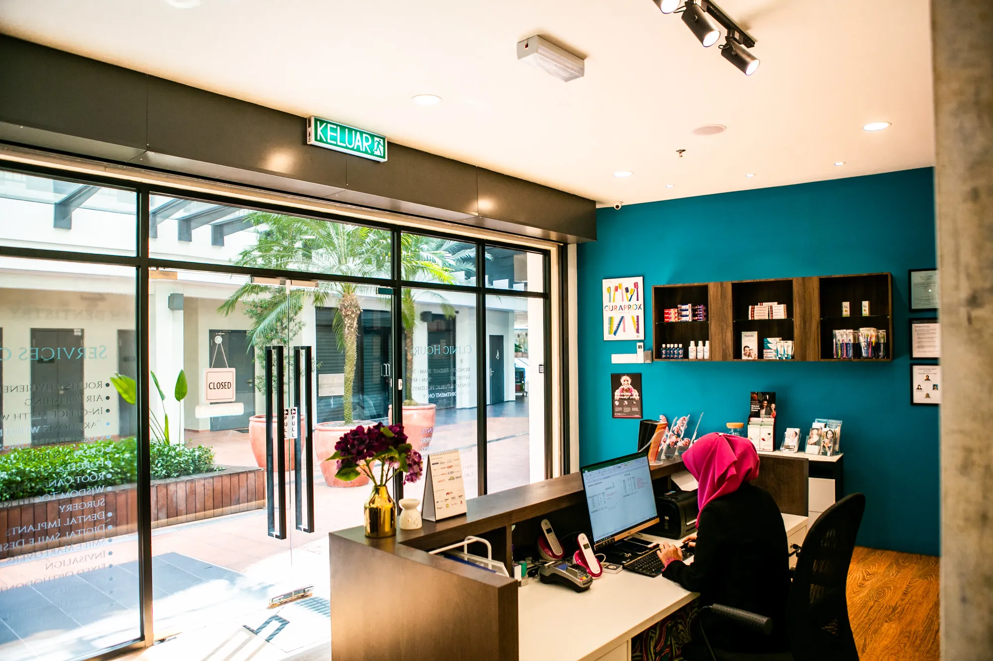 Reception at Zenith Dentistry